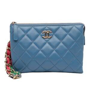 Cc Mixed Chain Link Zip Hobo Quilted #214920C20B
